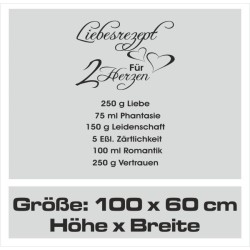 Wandaufkleber Wandtattoo Aufkleber Wand Liebe ist.. Endlosschleife Wunschnamen Ehepartner Verliebte Sprüche Familie Worte Herz