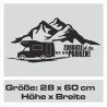 Aufkleber Wohnmobil Wohnwagen Reise Camping Auto Reisemobil Möwe Meer Kompass Globus Strand Palme Urlaub Spruch Familie Zuhause