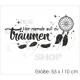 Traumfänger hör niemals auf zu träumen Feder Träume Pfeil Schlafzimmer Wandtattoo Aufkleber Wand Wandsticker