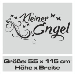 Wandaufkleber Wandtattoo Aufkleber Baby Babies Wunschnamen Sterne Häschen kleiner Prinz kleine Prinzessin Fee Elfen Gewicht Name