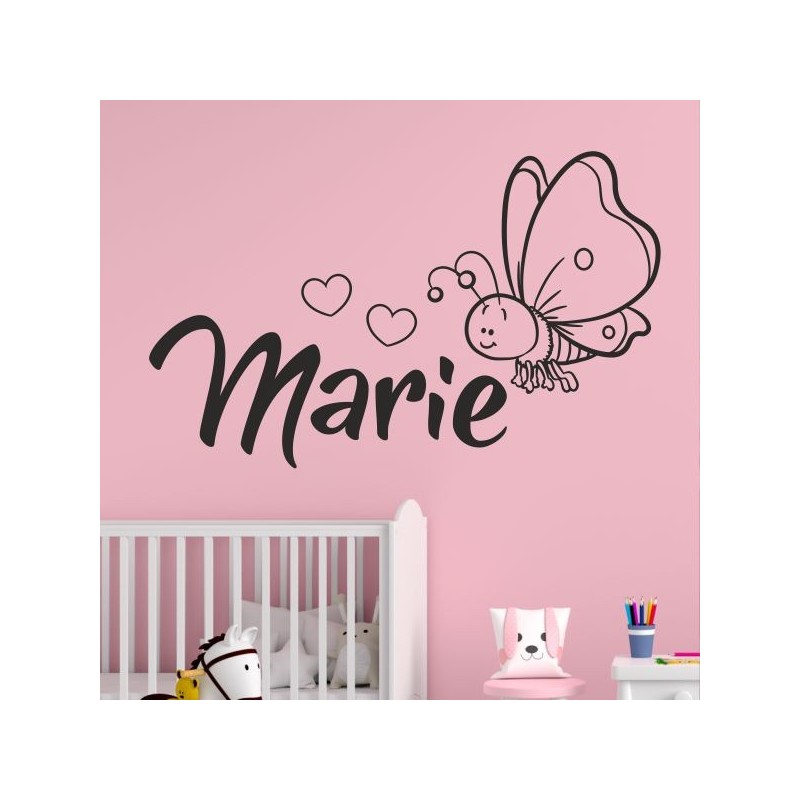 Wandaufkleber Wandtattoo Aufkleber Baby Babies Wunschnamen Sterne Häschen kleiner Prinz kleine Prinzessin Fee Elfen Gewicht Name