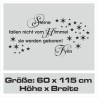 Wandaufkleber Wandtattoo Aufkleber Baby Babies Wunschnamen Sterne Häschen kleiner Prinz kleine Prinzessin Fee Elfen Gewicht Name