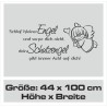 Wandaufkleber Wandtattoo Aufkleber Baby Babies Wunschnamen Sterne Häschen kleiner Prinz kleine Prinzessin Fee Elfen Gewicht Name