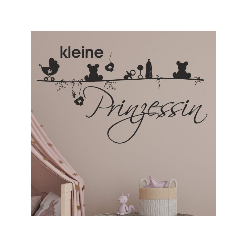Wandaufkleber Wandtattoo Aufkleber Baby Babies Wunschnamen Sterne Häschen kleiner Prinz kleine Prinzessin Fee Elfen Gewicht Name