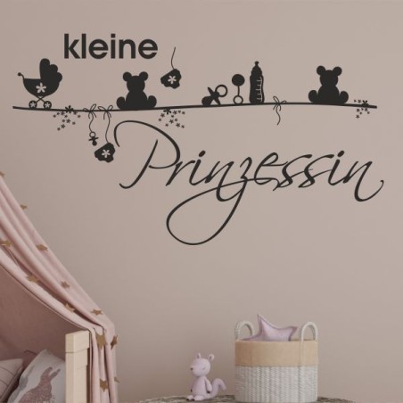 Wandaufkleber Wandtattoo Aufkleber Baby Babies Wunschnamen Sterne Häschen kleiner Prinz kleine Prinzessin Fee Elfen Gewicht Name