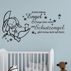 Wandaufkleber Wandtattoo Aufkleber Baby Babies Wunschnamen Sterne Häschen kleiner Prinz kleine Prinzessin Fee Elfen Gewicht Name