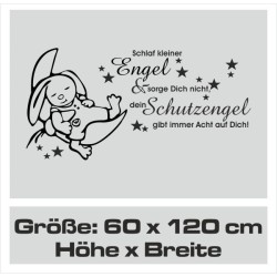 Wandaufkleber Wandtattoo Aufkleber Baby Babies Wunschnamen Sterne Häschen kleiner Prinz kleine Prinzessin Fee Elfen Gewicht Name