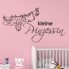 Wandaufkleber Wandtattoo Aufkleber Baby Babies Wunschnamen Sterne Häschen kleiner Prinz kleine Prinzessin Fee Elfen Gewicht Name