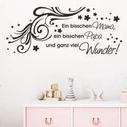 Wandaufkleber Wandtattoo Aufkleber Baby Babies Wunschnamen Sterne Häschen kleiner Prinz kleine Prinzessin Fee Elfen Gewicht Name