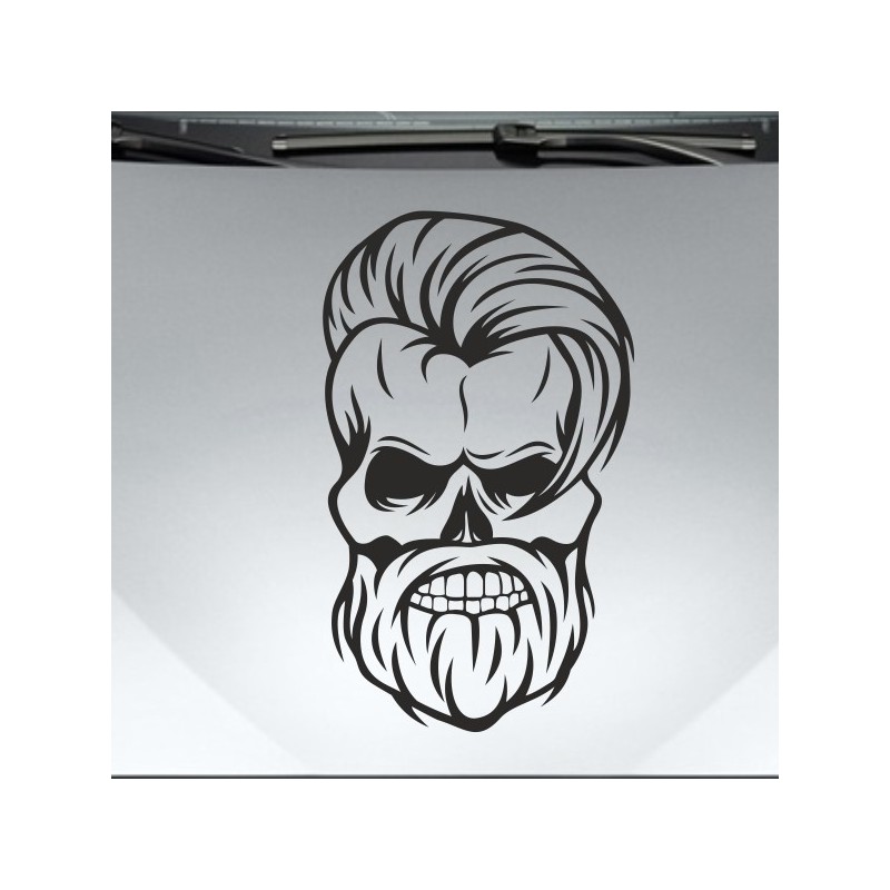 Aufkleber Auto Totenkopf Schädel Skull Bones Böse Cappy Gangster Zylinder Rosen Blumen Blüten Gentleman DJ Rock Punisher