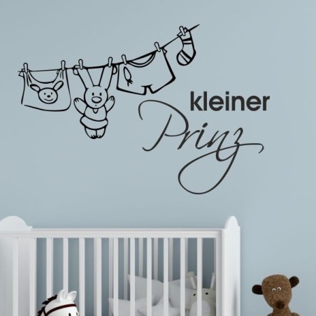 Wandaufkleber Wandtattoo Aufkleber Baby Babies Wunschnamen Sterne Häschen kleiner Prinz kleine Prinzessin Fee Elfen Gewicht Name