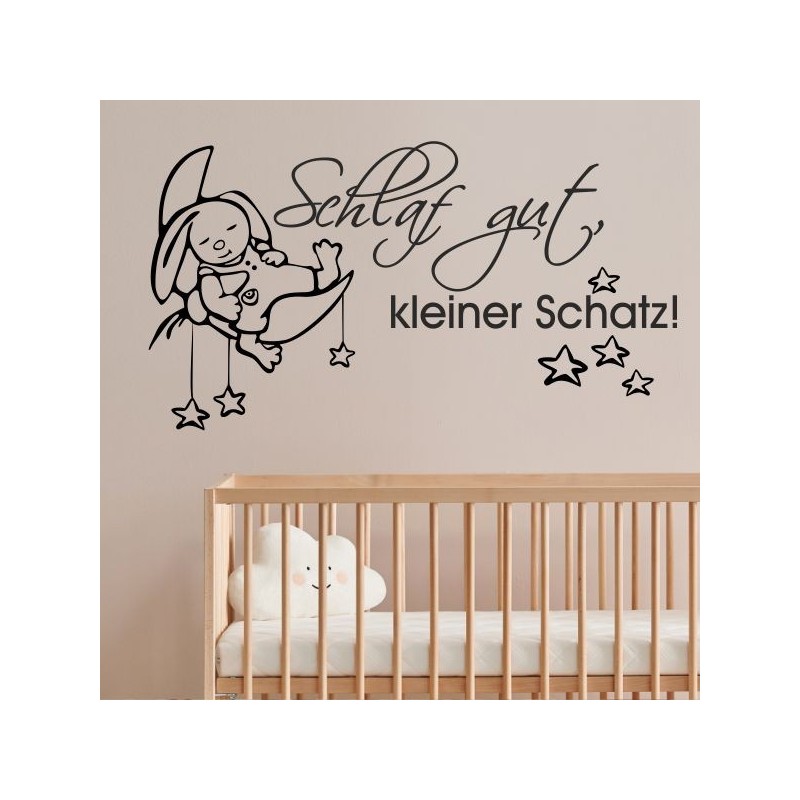 Wandaufkleber Wandtattoo Aufkleber Baby Babies Wunschnamen Sterne Häschen kleiner Prinz kleine Prinzessin Fee Elfen Gewicht Name
