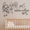 Wandaufkleber Wandtattoo Aufkleber Baby Babies Wunschnamen Sterne Häschen kleiner Prinz kleine Prinzessin Fee Elfen Gewicht Name