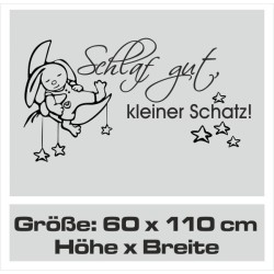Wandaufkleber Wandtattoo Aufkleber Baby Babies Wunschnamen Sterne Häschen kleiner Prinz kleine Prinzessin Fee Elfen Gewicht Name