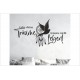 Traumfänger Möwe Leben deine Traum Feder Dream Schlafzimmer Wandtattoo Aufkleber Wand Wandsticker