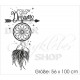 Traumfänger follow your dreams Feder Träume Pfeil Schlafzimmer Wandtattoo Aufkleber Wand Wandsticker