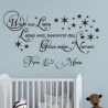 Wandaufkleber Wandtattoo Aufkleber Baby Babies Wunschnamen Sterne Häschen kleiner Prinz kleine Prinzessin Fee Elfen Gewicht Name