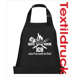 Grillschürze  Schürzen KOCH & GRILL Mann grillt Männer Grillen + Name Schürze Kochschürze Geschenk Fun