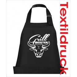 Grillschürze Schürzen KOCH & GRILL Grillmeister Männer Grillen + Name Schürze Kochschürze Geschenk Fun