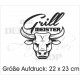Grillschürze Schürzen KOCH & GRILL Grillmeister Männer Grillen + Name Schürze Kochschürze Geschenk Fun
