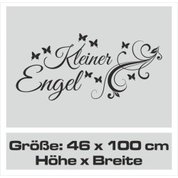 Wandaufkleber Wandtattoo Aufkleber Baby Babies Wunschnamen Sterne Häschen kleiner Prinz kleine Prinzessin Fee Elfen Gewicht Name