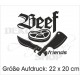 Grillschürze Schürzen KOCH & GRILL Grillen Männer BEEF FRIENDS Schürze Kochschürze Geschenk Fun