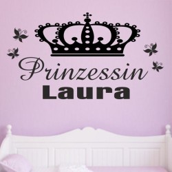 Wandaufkleber Wandtattoo Aufkleber Baby Babies Wunschnamen Sterne Häschen kleiner Prinz kleine Prinzessin Fee Elfen Gewicht Name