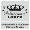 Wandaufkleber Wandtattoo Aufkleber Baby Babies Wunschnamen Sterne Häschen kleiner Prinz kleine Prinzessin Fee Elfen Gewicht Name