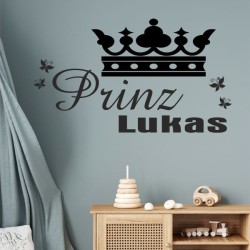 Wandaufkleber Wandtattoo Aufkleber Baby Babies Wunschnamen Sterne Häschen kleiner Prinz kleine Prinzessin Fee Elfen Gewicht Name