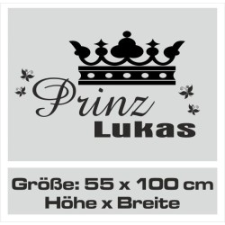 Wandaufkleber Wandtattoo Aufkleber Baby Babies Wunschnamen Sterne Häschen kleiner Prinz kleine Prinzessin Fee Elfen Gewicht Name