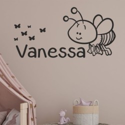 Wandaufkleber Wandtattoo Aufkleber Baby Babies Wunschnamen Sterne Häschen kleiner Prinz kleine Prinzessin Fee Elfen Gewicht Name