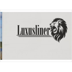 Wohnmobil Aufkleber Luxusliner Löwe  Wohnanhänger Wohnwagen Camper Camping Auto WOMO