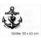 Küstenliebe Leuchtturm Möwe Meer Strand Anker Herz Motorhaube Aufkleber Auto Tattoo Car Style Sticker