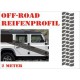 Aufkleber Reifenspur Offroad 4x4 Reifenprofil  Profil 11