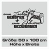 Wandaufkleber Wandtattoo Aufkleber Wand Tattoo Sticker Gamer Spiel Konsole Zocken Spielen Game Over Eat Sleep Repeat Level