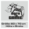 Wandaufkleber Wandtattoo Aufkleber Wand Tattoo Sticker Gamer Spiel Konsole Zocken Spielen Game Over Eat Sleep Repeat Level