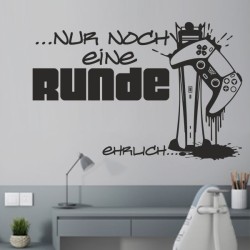Wandaufkleber Wandtattoo Aufkleber Wand Tattoo Sticker Gamer Spiel Konsole Zocken Spielen Game Over Eat Sleep Repeat Level
