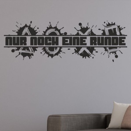 Wandaufkleber Wandtattoo Aufkleber Wand Tattoo Sticker Gamer Spiel Konsole Zocken Spielen Game Over Eat Sleep Repeat Level