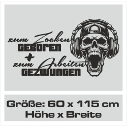 Wandaufkleber Wandtattoo Aufkleber Wand Tattoo Sticker Gamer Spiel Konsole Zocken Spielen Game Over Eat Sleep Repeat Level