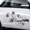 Aufkleber SET Auto Car Tattoo Style Seiten Tribal Dekor Pferd Gecko Power Blumen Ranke Fee Hexe Blumen Blüten Gecko Farbe Decal