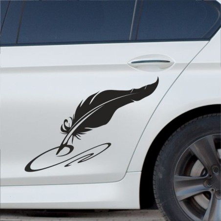 Aufkleber SET Auto Car Tattoo Style Seiten Tribal Dekor Pferd Gecko Power Blumen Ranke Fee Hexe Blumen Blüten Gecko Farbe Decal