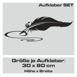 Aufkleber SET Auto Car Tattoo Style Seiten Tribal Dekor Pferd Gecko Power Blumen Ranke Fee Hexe Blumen Blüten Gecko Farbe Decal