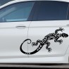 Aufkleber SET Auto Car Tattoo Style Seiten Tribal Dekor Pferd Gecko Power Blumen Ranke Fee Hexe Blumen Blüten Gecko Farbe Decal