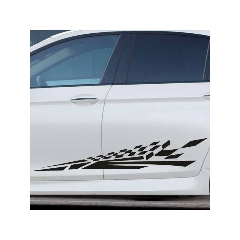 Aufkleber SET Auto Car Tattoo Style Seiten Tribal Dekor Pferd Gecko Power Blumen Ranke Fee Hexe Blumen Blüten Gecko Farbe Decal