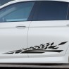 Aufkleber SET Auto Car Tattoo Style Seiten Tribal Dekor Pferd Gecko Power Blumen Ranke Fee Hexe Blumen Blüten Gecko Farbe Decal