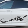 Aufkleber SET Auto Car Tattoo Style Seiten Tribal Dekor Pferd Gecko Power Blumen Ranke Fee Hexe Blumen Blüten Gecko Farbe Decal