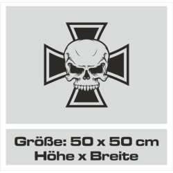 Aufkleber Auto Totenkopf Schädel Skull Bones Böse Cappy Gangster Zylinder Rosen Blumen Blüten Gentleman DJ Rock Punisher