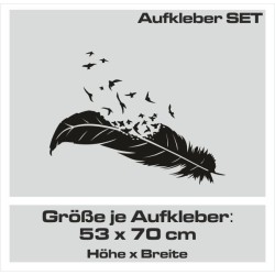 Aufkleber SET Auto Car Tattoo Style Seiten Tribal Dekor Pferd Gecko Power Blumen Ranke Fee Hexe Blumen Blüten Gecko Farbe Decal