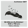 Aufkleber SET Auto Car Tattoo Style Seiten Tribal Dekor Pferd Gecko Power Blumen Ranke Fee Hexe Blumen Blüten Gecko Farbe Decal