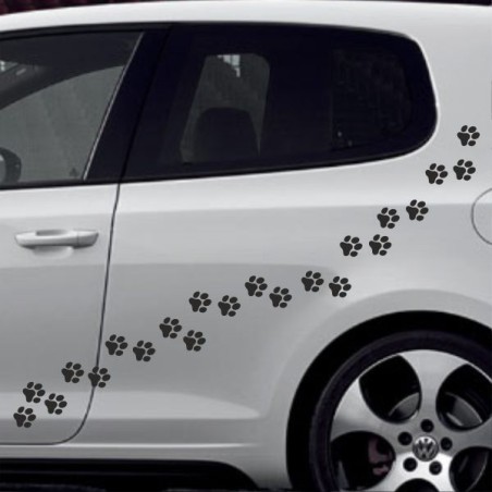 Aufkleber SET Auto Car Tattoo Style Seiten Tribal Dekor Pferd Gecko Power Blumen Ranke Fee Hexe Blumen Blüten Gecko Farbe Decal